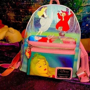 Disney loungefly sleeping beauty mini backpack